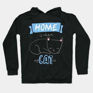 Home is where my cat is Hoodie